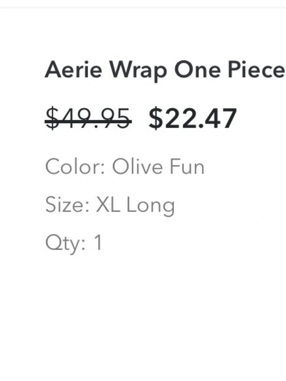 aerie worn one